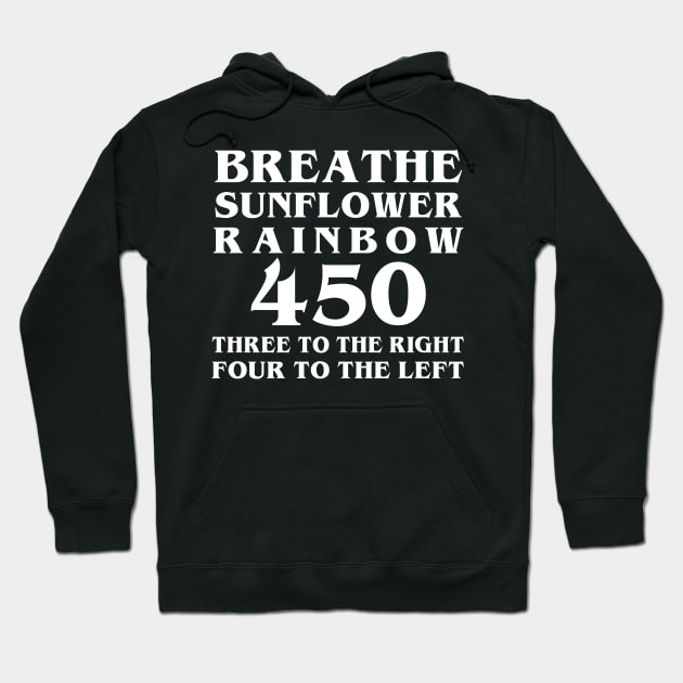 Breathe Sunflower Rainbow Hoodie by KsuAnn